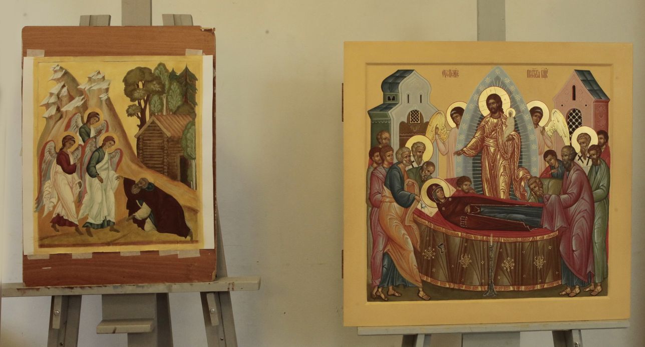 В иконописной школе состоялся зимний просмотр работ